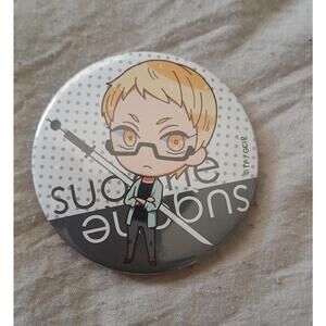 Official Tachibana Sugane Gatchaman Crowds Can badge pin